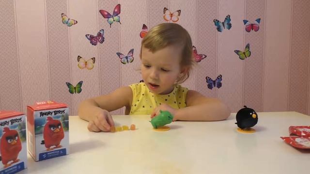 Angry Birds игрушки в коробочках распаковка смотреть онлайн