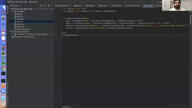 Learn to Build Login/Registration Page using Flask | Learn Python Programming meetup | Meetup 9 смотреть онлайн
