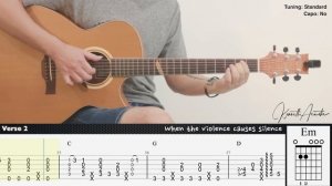 Zombie - The Cranberries | Fingerstyle Guitar | TAB + Chords + Lyrics