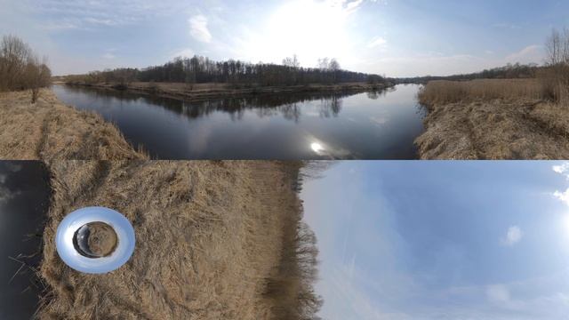 Набережная реки Беседь 360 5K | Красная гора 360 | Брянская область 360| Природа 360 смотреть онлайн