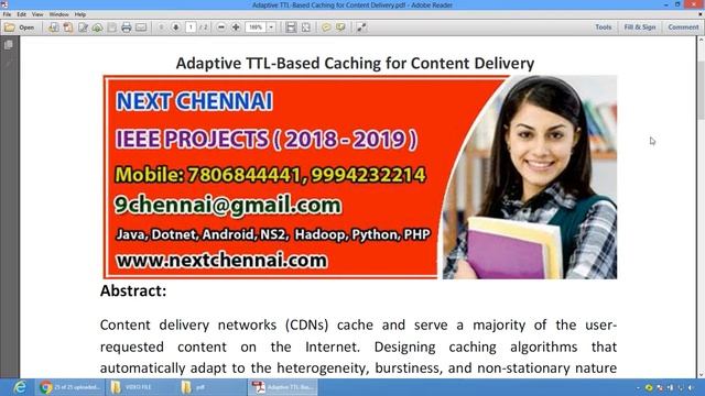 Adaptive TTL Based Caching for Content Delivery смотреть онлайн