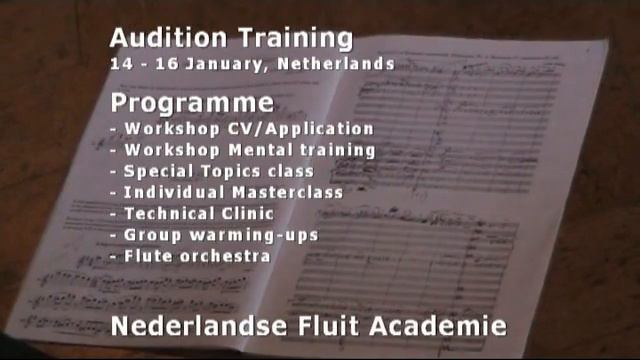 Neflac audition training and focus op je fluitspel 2011 смотреть онлайн