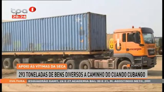 Apoio às vítimas da Seca - 293 Toneladas de bens diversos a caminho do Cuando Cubango смотреть онлайн