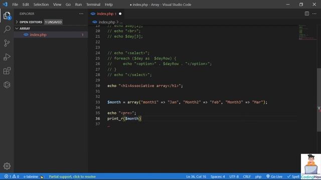 Learn Arrays in PHP (Hindi) смотреть онлайн