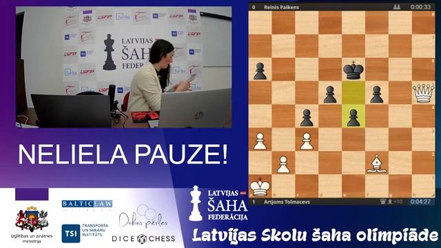 Latvijas Skolu šaha Olimpiādes FINĀLS / LIVE Tiešraide 15.05.