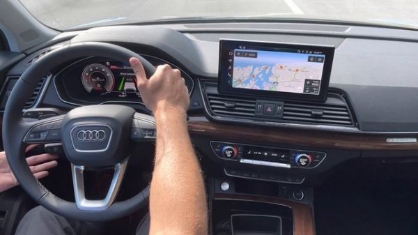 2022 Audi Q5 Adaptive Cruise Control Ride Along