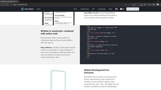 01 - React Native CLI - introducción смотреть онлайн