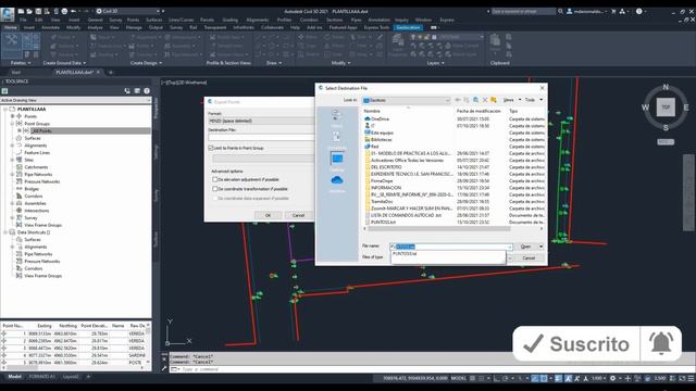 EXPORTAR PUNTOS DE AUTOCAD CIVIL 3D 2018-2024 A CSV Y TXT смотреть онлайн