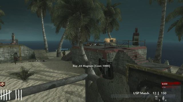 Call of duty: World at War, зомби-режим. Кастомная карта Defense #5. смотреть онлайн