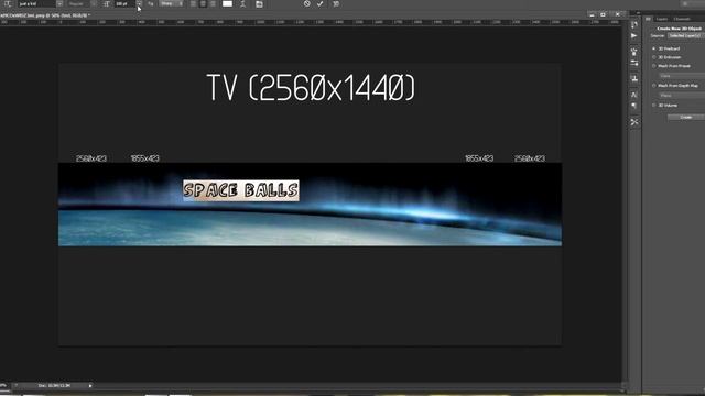 How To Create a YouTube Banner 2014 EASY!! (Photoshop CS6) смотреть онлайн