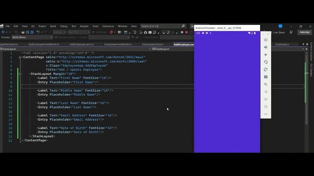 STEP 2 .NET MAUI APP USING SQLITE...HOW TO CREATE .NET MAUI APP CRUD OPERATION USING SQLITE DATABAS смотреть онлайн