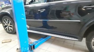 Mercedes GL x164. Калибровка пневмоподвески, подготовка к процедуре регулировки сход-развал.