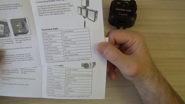 Сравнение Godox LED36  и Godox LED64
