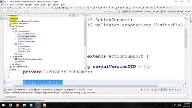 Validations in Struts Framework смотреть онлайн