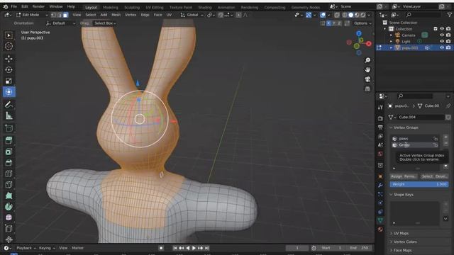 Creating vertex groups and assigning materials to faces in Blender смотреть онлайн