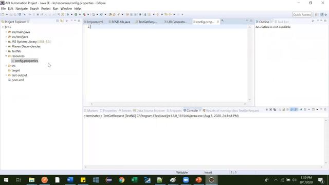 27. API Automation Framework - Creating Properties File Rest Assured, API Automation Playlist смотреть онлайн