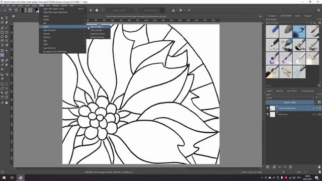 Фильтры Krita кратко смотреть онлайн