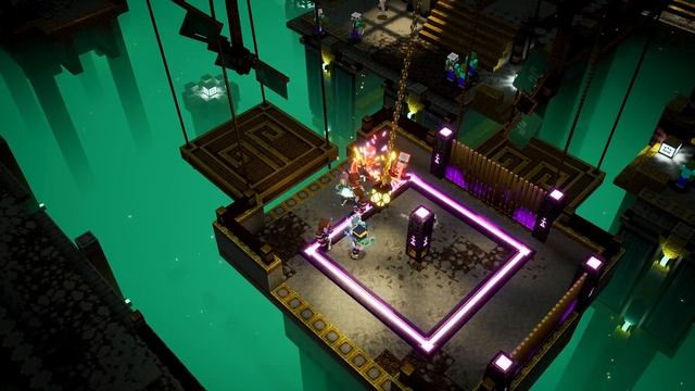 Minecraft Dungeons Season Pass: Howling Peaks & Flames of the Nether DLC Mashup смотреть онлайн