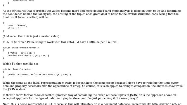 Design considerations on JSON schema for scalars with a consistent attachment property смотреть онлайн