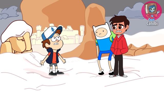 Cartoon Crossover War ( Gravity Falls, Adventure time, Steven Universe) смотреть онлайн