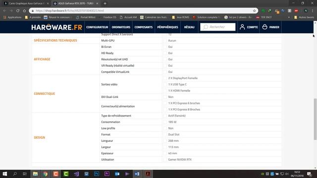 ASUS GeForce RTX 2070 8Go смотреть онлайн