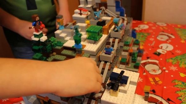 Обзор конструктора Lepin Cubeworld (18032) Minecraft.