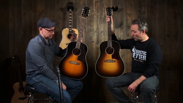 Epiphone Masterbilt J-45 vs Gibson J-45 смотреть онлайн