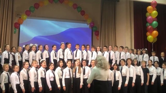 Гимн Российской Федерации . Юбилей школы. смотреть онлайн