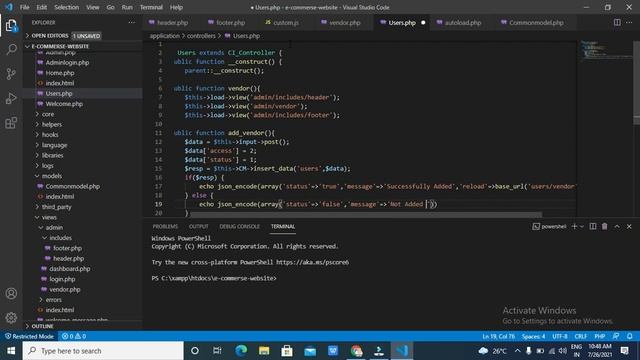 multi vendor marketplace ecommerce website ecommerce website in php in hindi Part 10 смотреть онлайн