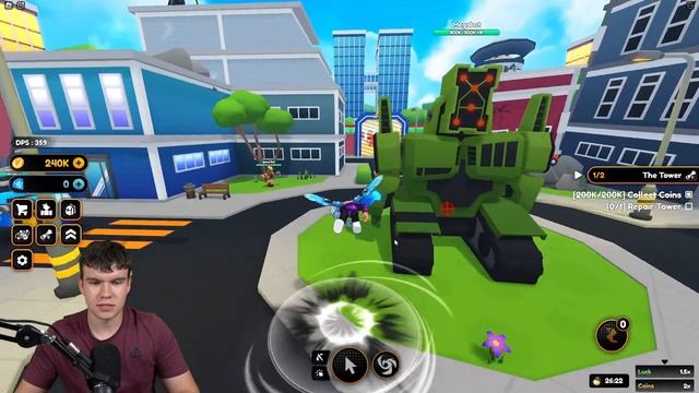 How To FIND AND REPAIR THE TOWER In Roblox Anime Champions Simulator! SCIENTIST BOB! смотреть онлайн