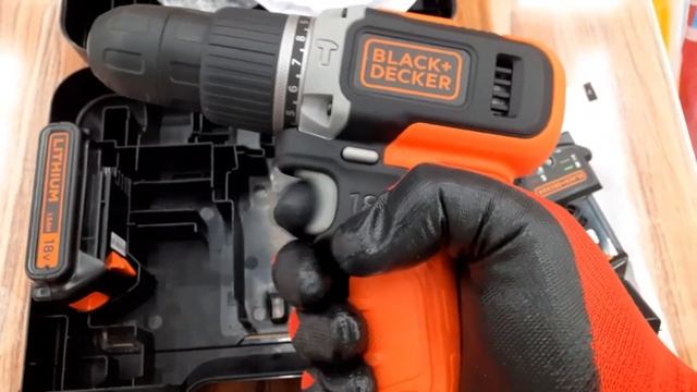Black+Decker 18V Cordless Hammer Drill MODEL:BCD003C2K смотреть онлайн