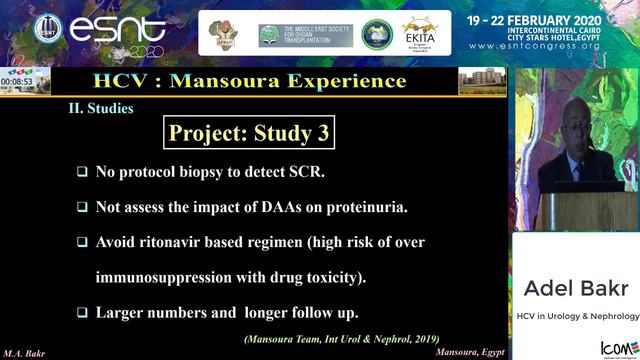 HCV in Nephrology, Mansoura Experience. Prof. Adel Bakr смотреть онлайн