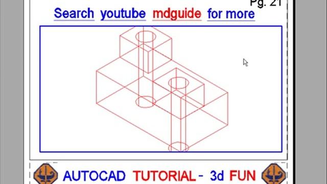 Tutorial 21 autocad 2d 3d, Online Tutoring is Available смотреть онлайн