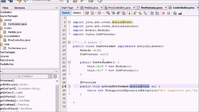 Uso de JComboBox en Java con MVC (Java MVC -Tema 2) смотреть онлайн