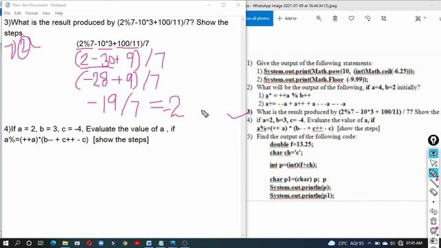Java output questions related to if else statement, switch statement, ++, -- and ternary operator смотреть онлайн