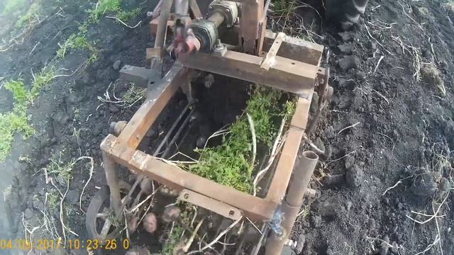 Самодельная картофелекопалка смотреть онлайн