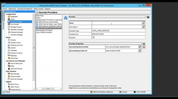 How to configure Master Data Management with LDAP Microsoft Active Directory