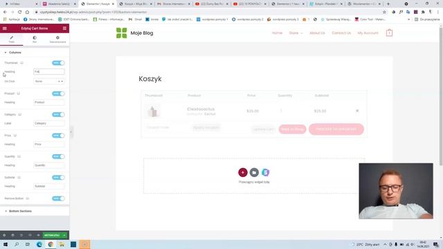 Edycja Strony Koszyka w Sklepie Internetowym na WordPress Woocommerce [Elementor 2022] смотреть онлайн