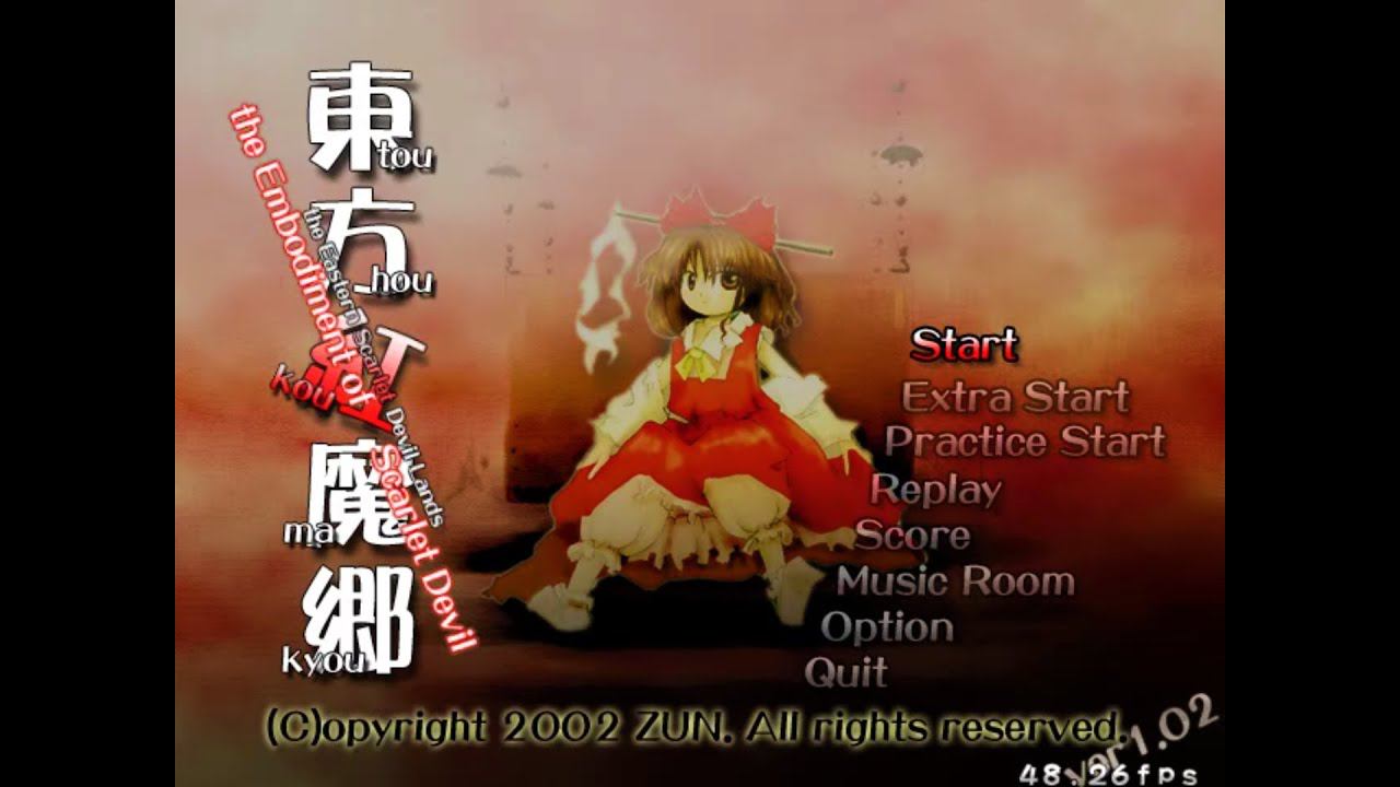 Обзор На Touhou Project 6: The Embodiment of Scarlet Devil смотреть онлайн