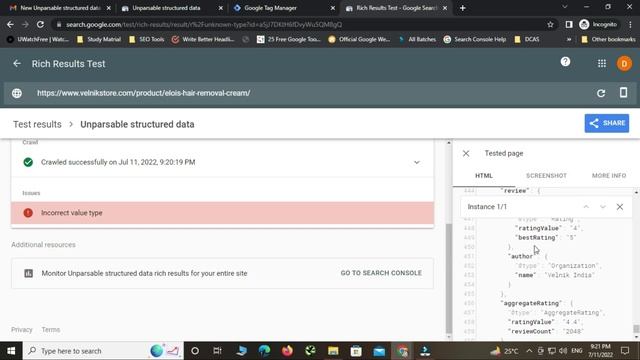How To Fix Unparsable Structured Data Issues Incorrect Value Type смотреть онлайн