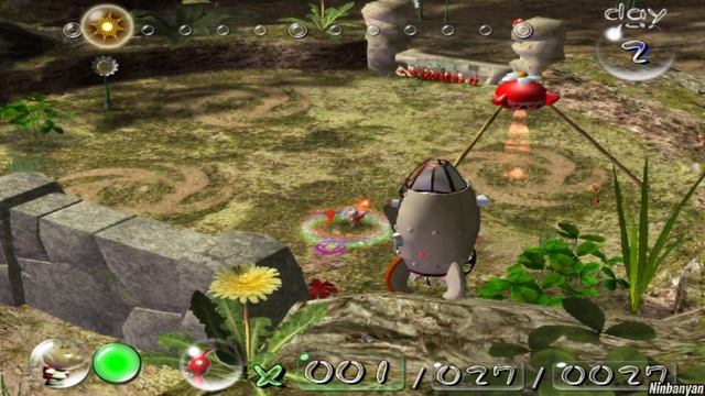 Pikmin - 100% Walkthrough Part 1 No Commentary Gameplay - Captain Olimar's Big Adventure (Day 1 & 2
