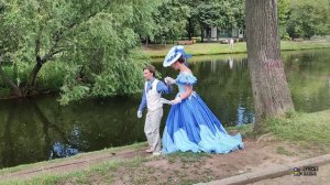 Алексей и Маргарита Лобачевы в Екатерининском парке