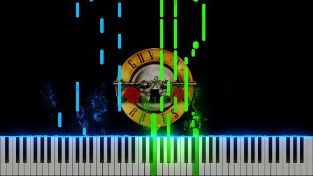 November Rain - Guns N' Roses Piano Tutorial смотреть онлайн