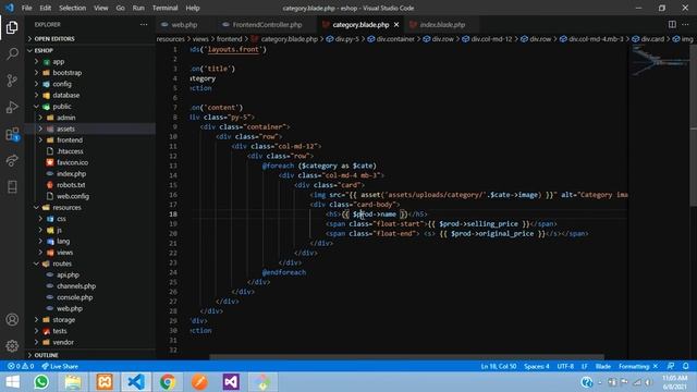Laravel 8 E-com Part-17 : How to show trending category in laravel ecommerce | Fetch all Category смотреть онлайн