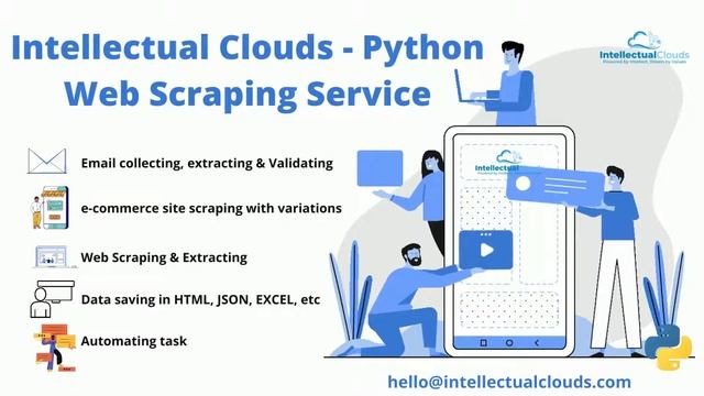 Intellectual Clouds | Python Web Scraping Service смотреть онлайн