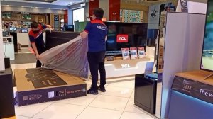 TCL 75" 4K QLED 75C728  UNBOXING.#tclqled #tcl #tcltv #tclGamingtv