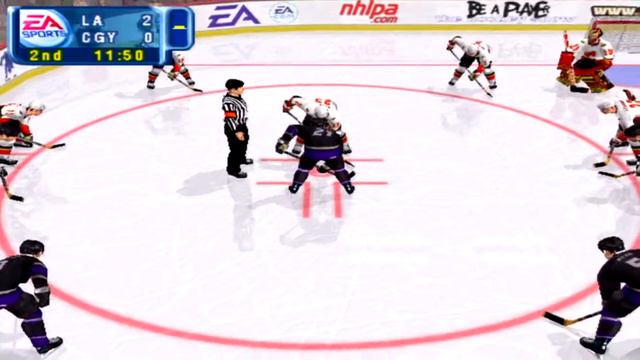 NHL 2001 Gameplay Calgary Flames vs Los Angeles Kings смотреть онлайн