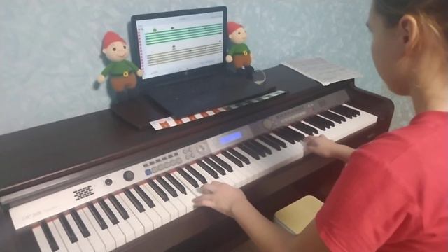 Учимся читать ноты с программой Софт Моцарт, Татьяна, 12 смотреть онлайн