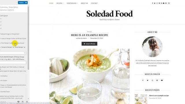 How To Start A Food Recipe Blog? Recipe Blogging Tutorial by Soledad WordPress Theme смотреть онлайн