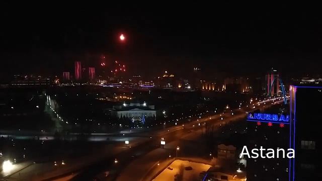 Как Казахcтан вcтретил новый 2016 год HD New Year Fireworks in Kazakhstan 2016 смотреть онлайн